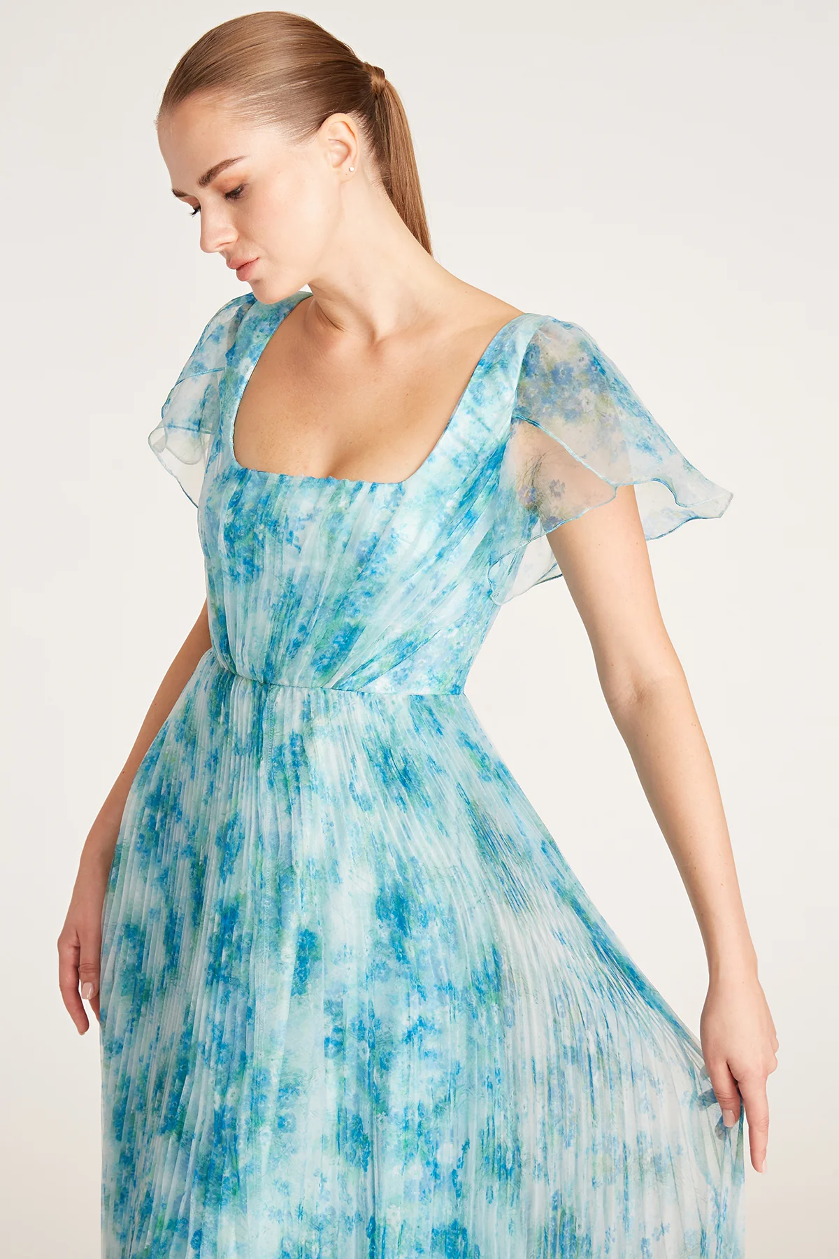 Amryn Draped A Line Gown - Image 4