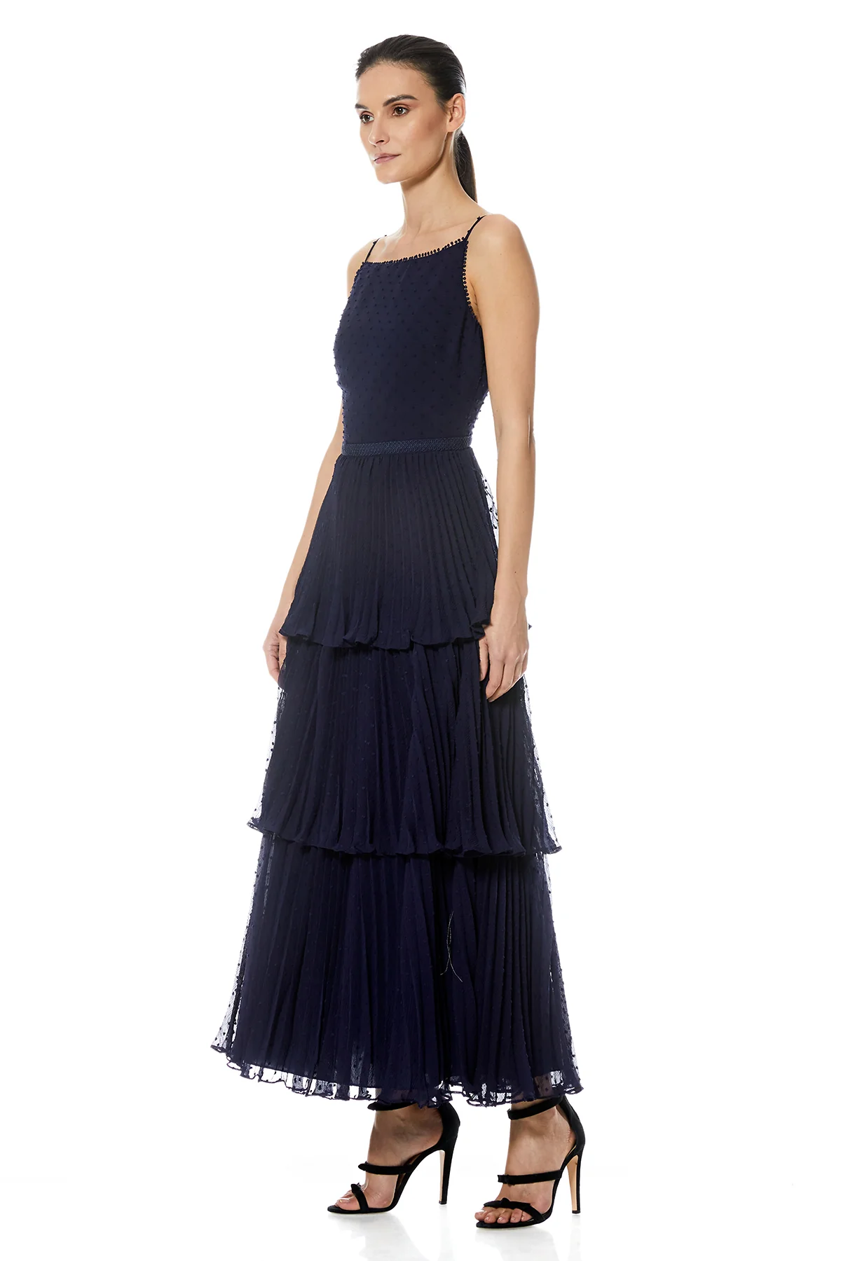 Anais Apron Neck Midi Dress - Image 2