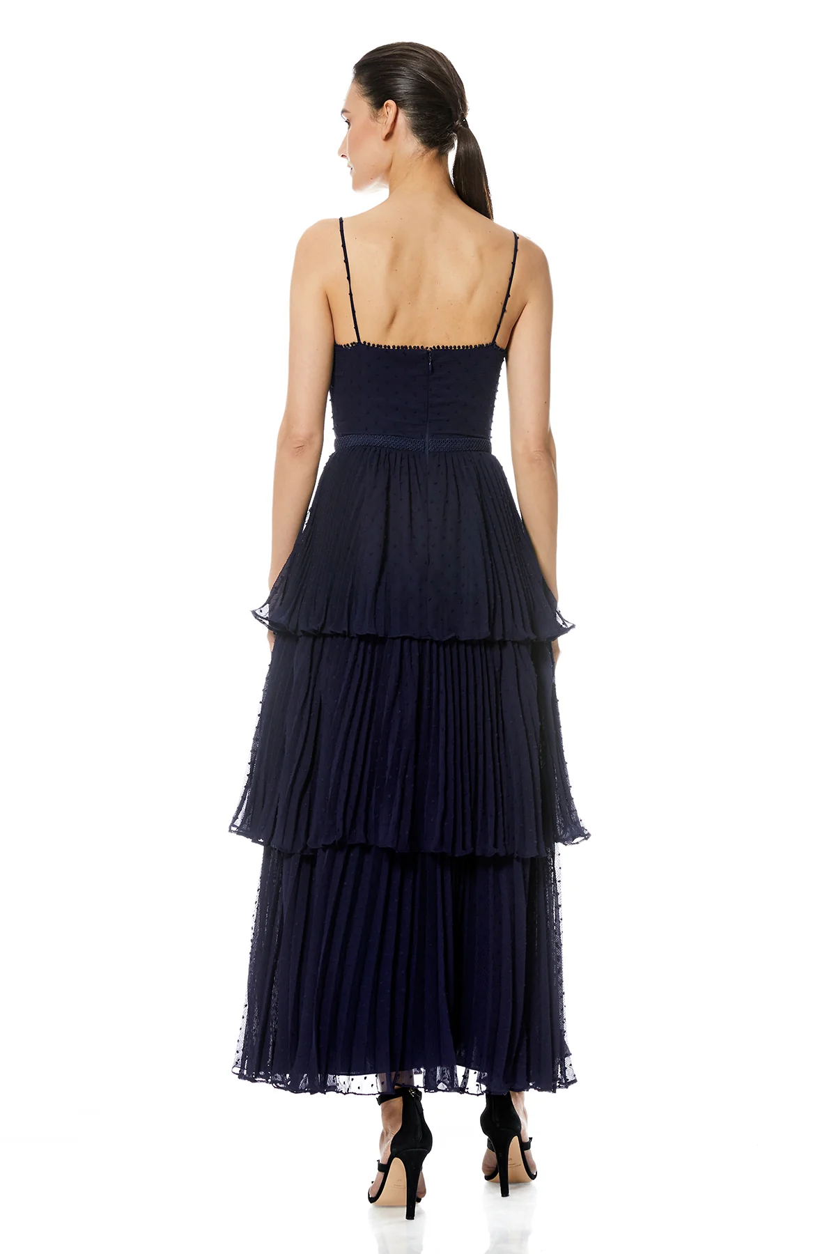 Anais Apron Neck Midi Dress - Image 3