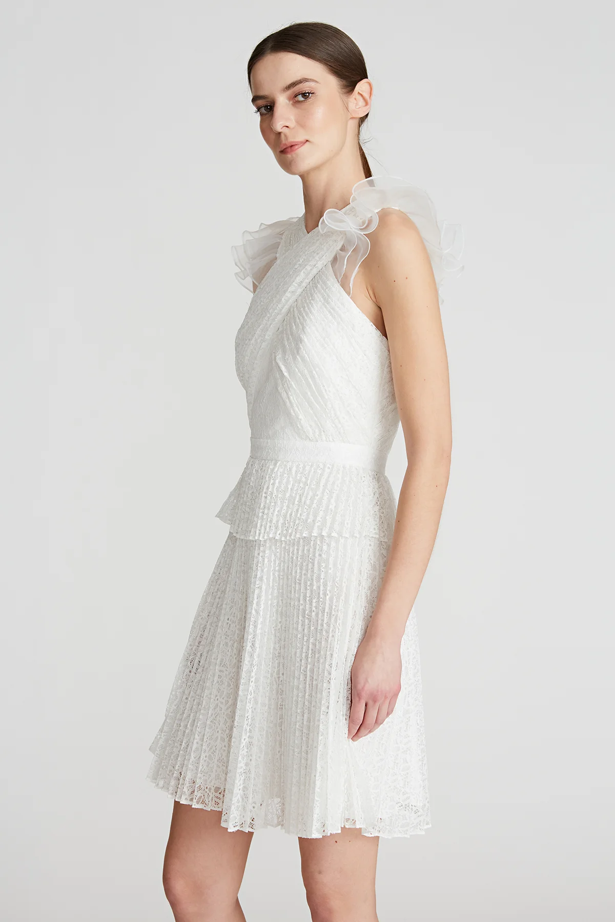 Brielle Pleated Cocktail Dress - Image 5