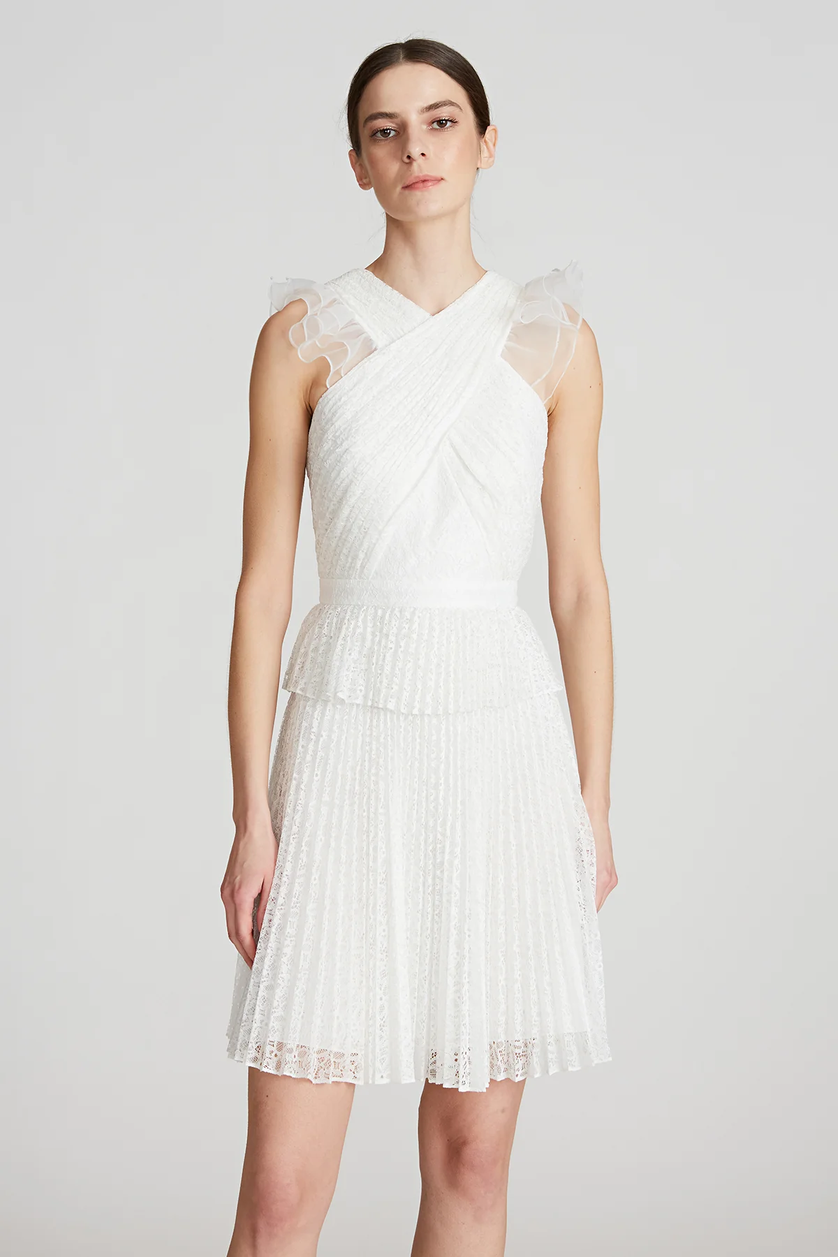Brielle Pleated Cocktail Dress - Image 6
