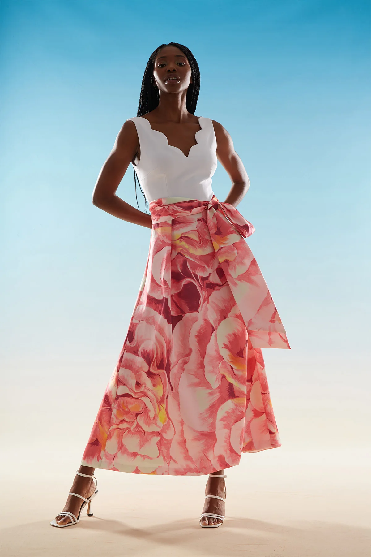Daphne Tea Length Gown - Image 2