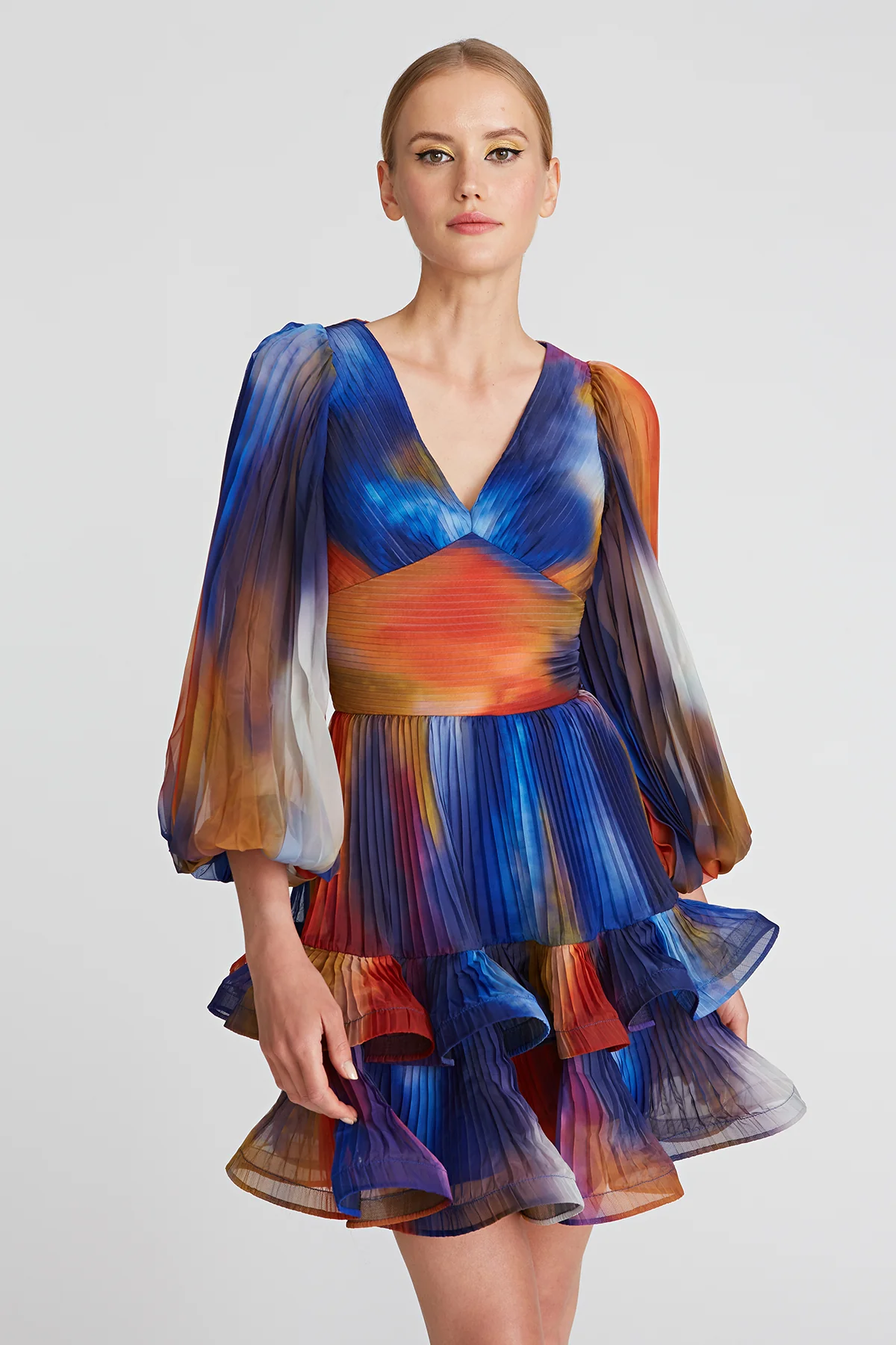 Deanna Pleated Cocktail Dress - Image 4