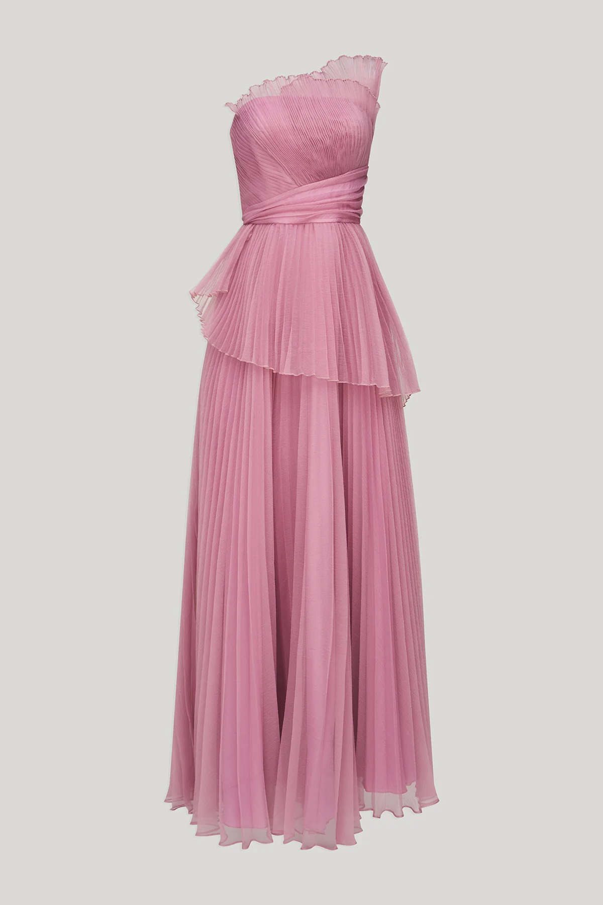 Delphine Pleated Organza Gown - Image 9