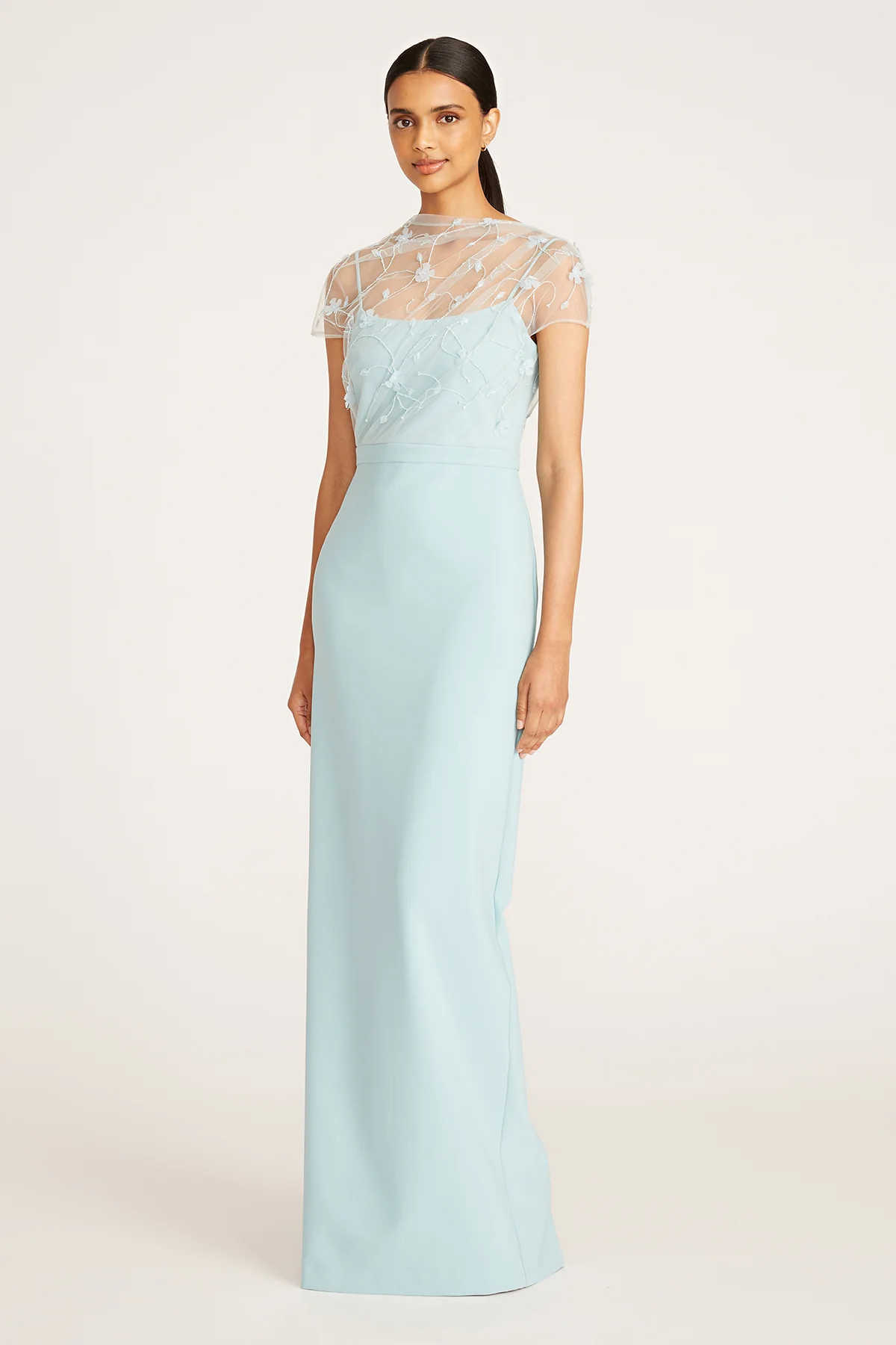 Desirae Draped Column Gown - Image 3