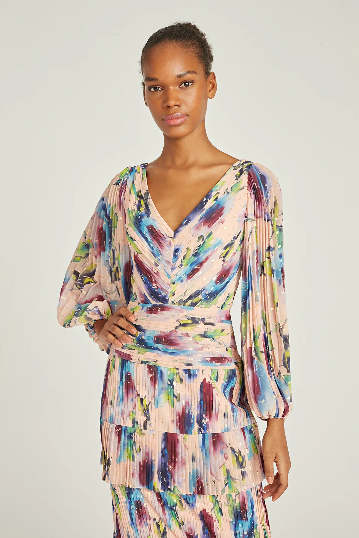Ellis Pleated Ankle Dress - Image 4