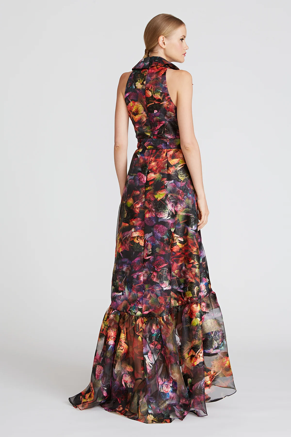 Frances Collared Wrap Gown - Image 3