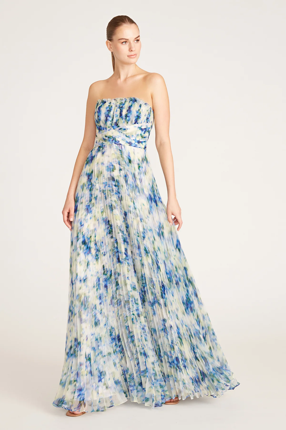 Ingrid Ruffle Pleated Gown - Image 3