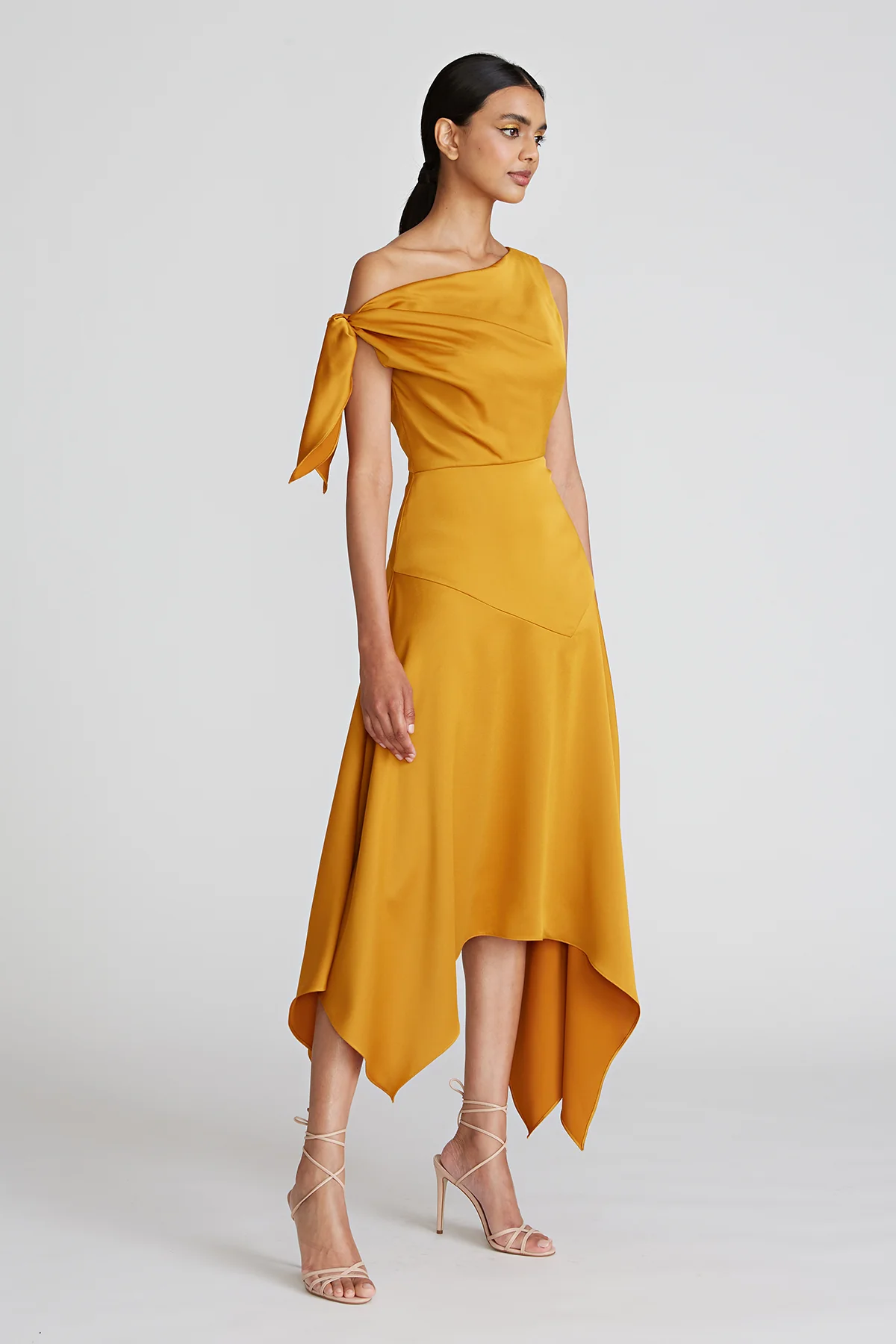 Larissa Handkerchief Hem Dress - Image 3