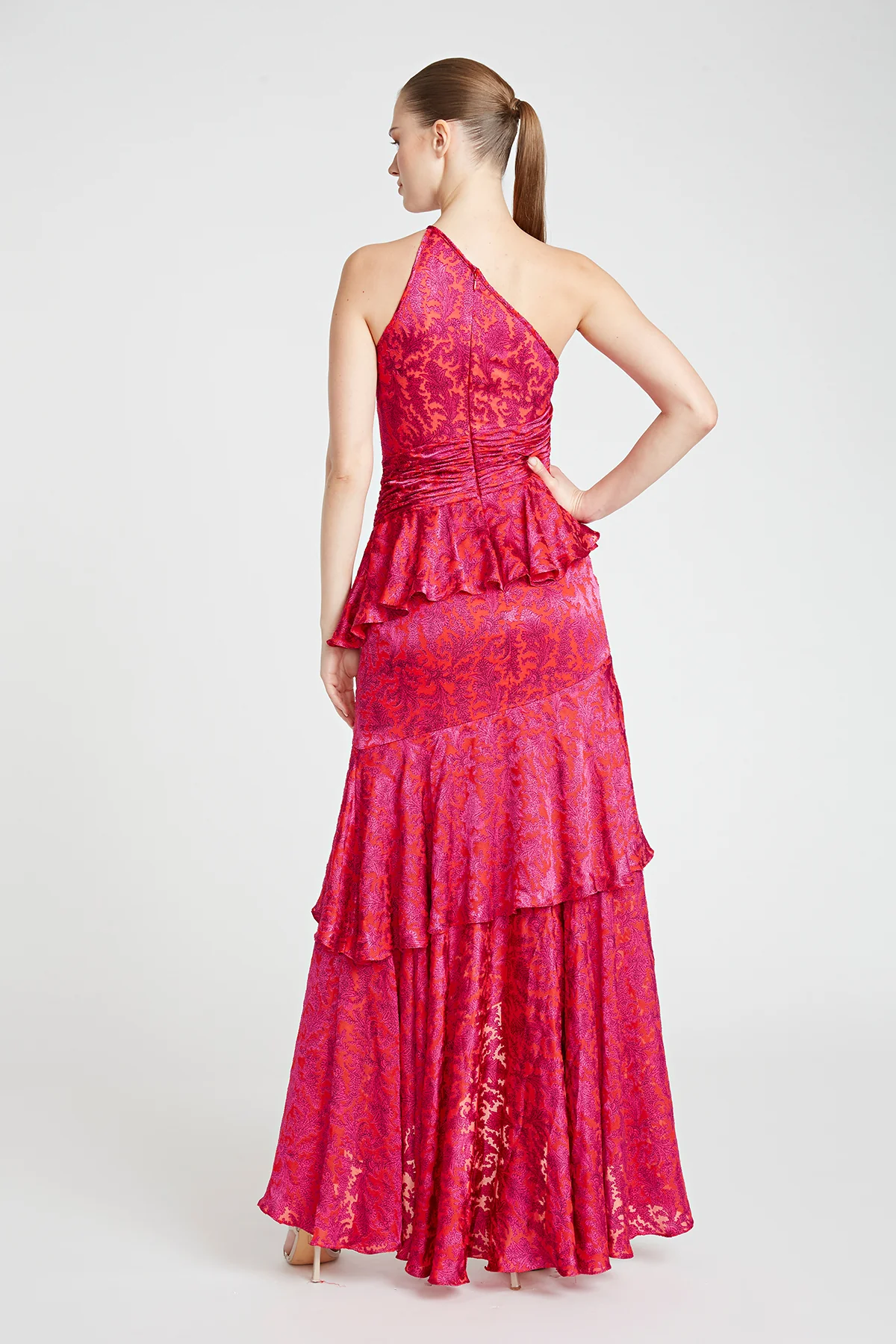 Medora Ruffle High Low Gown - Image 3