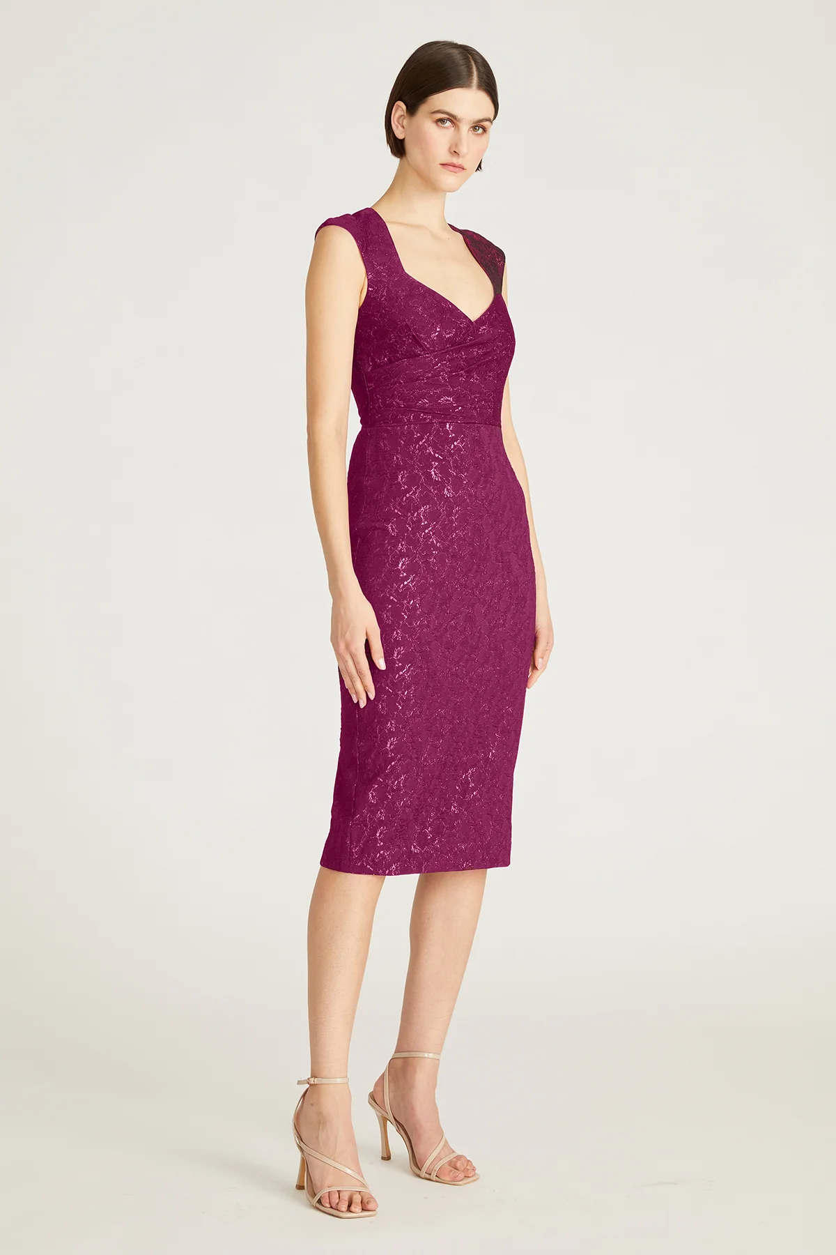 Omnia Fitted Cocktail Dress - Image 3