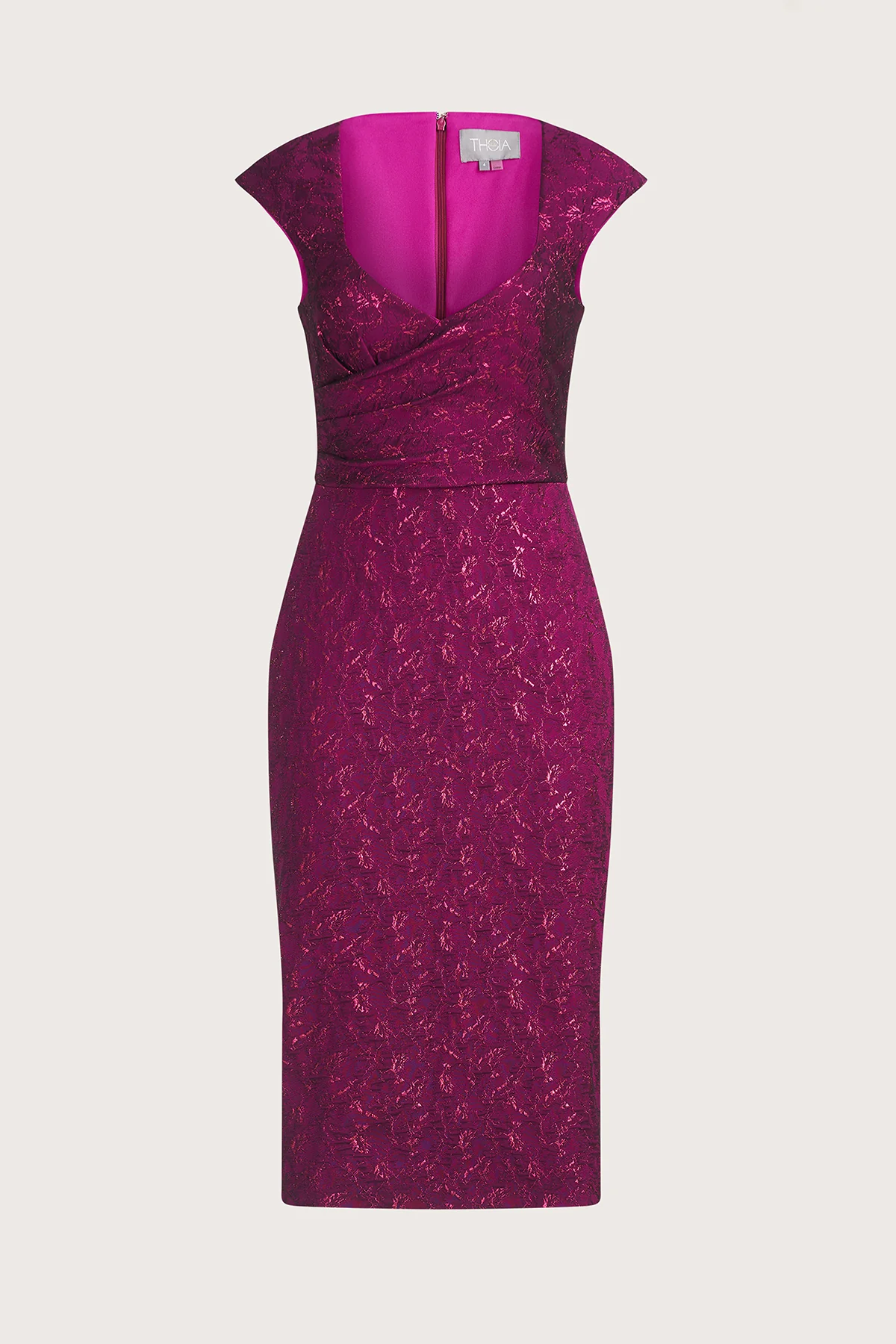 Omnia Fitted Cocktail Dress - Image 5