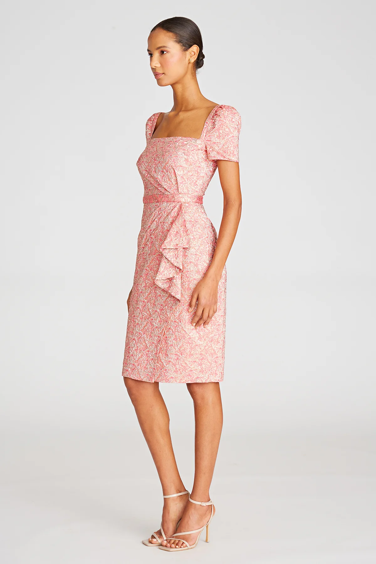 Paulina Draped Cocktail Dress - Image 4