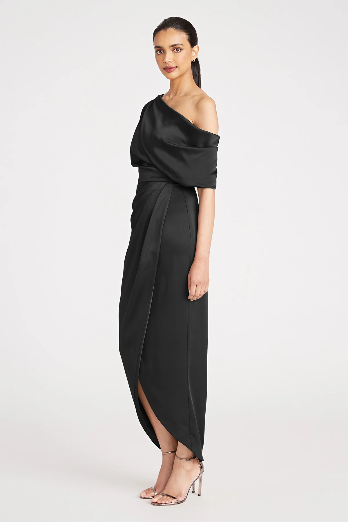 Rayna One Shoulder Draped Gown - Image 3
