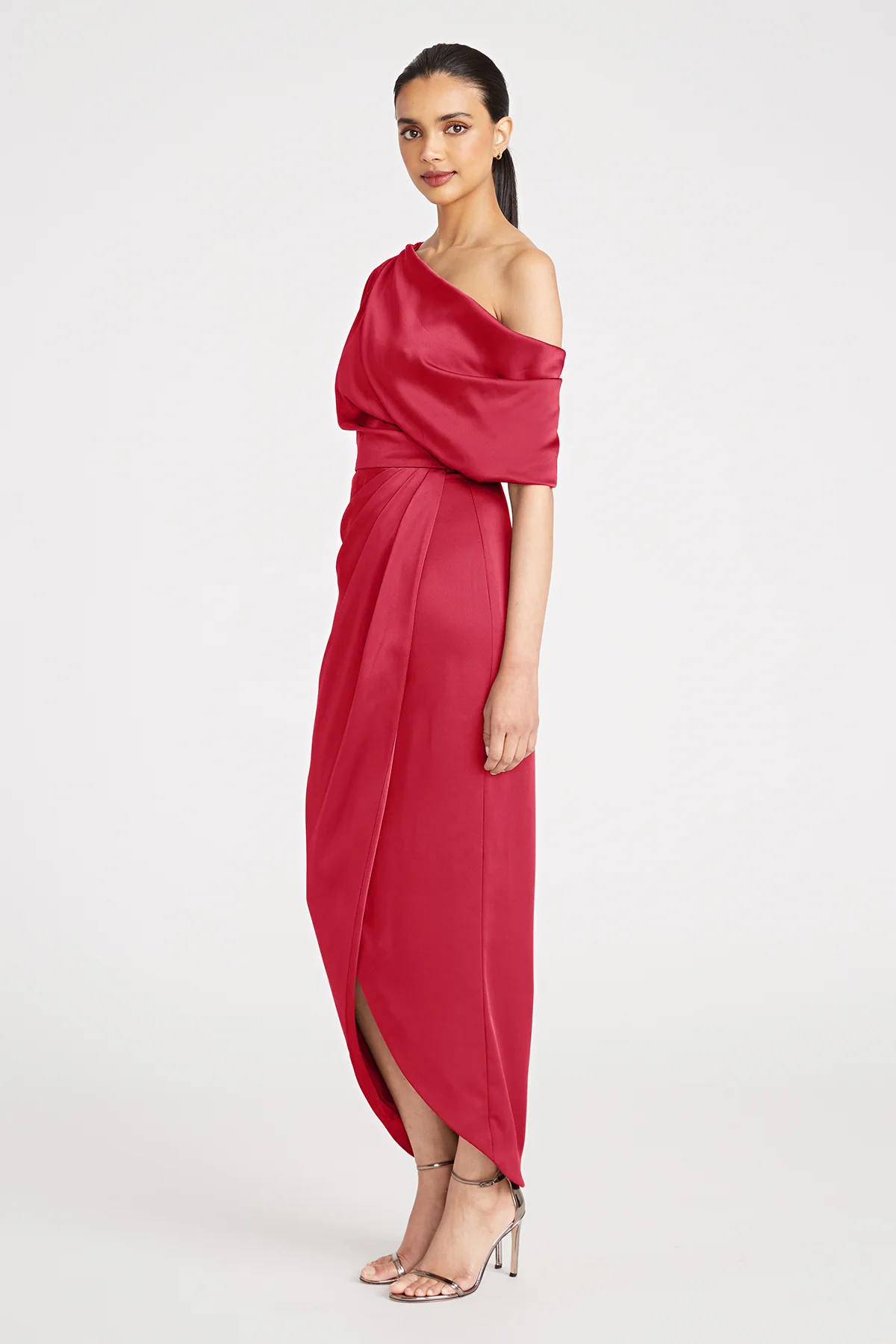 Rayna One Shoulder Draped Gown - Image 3