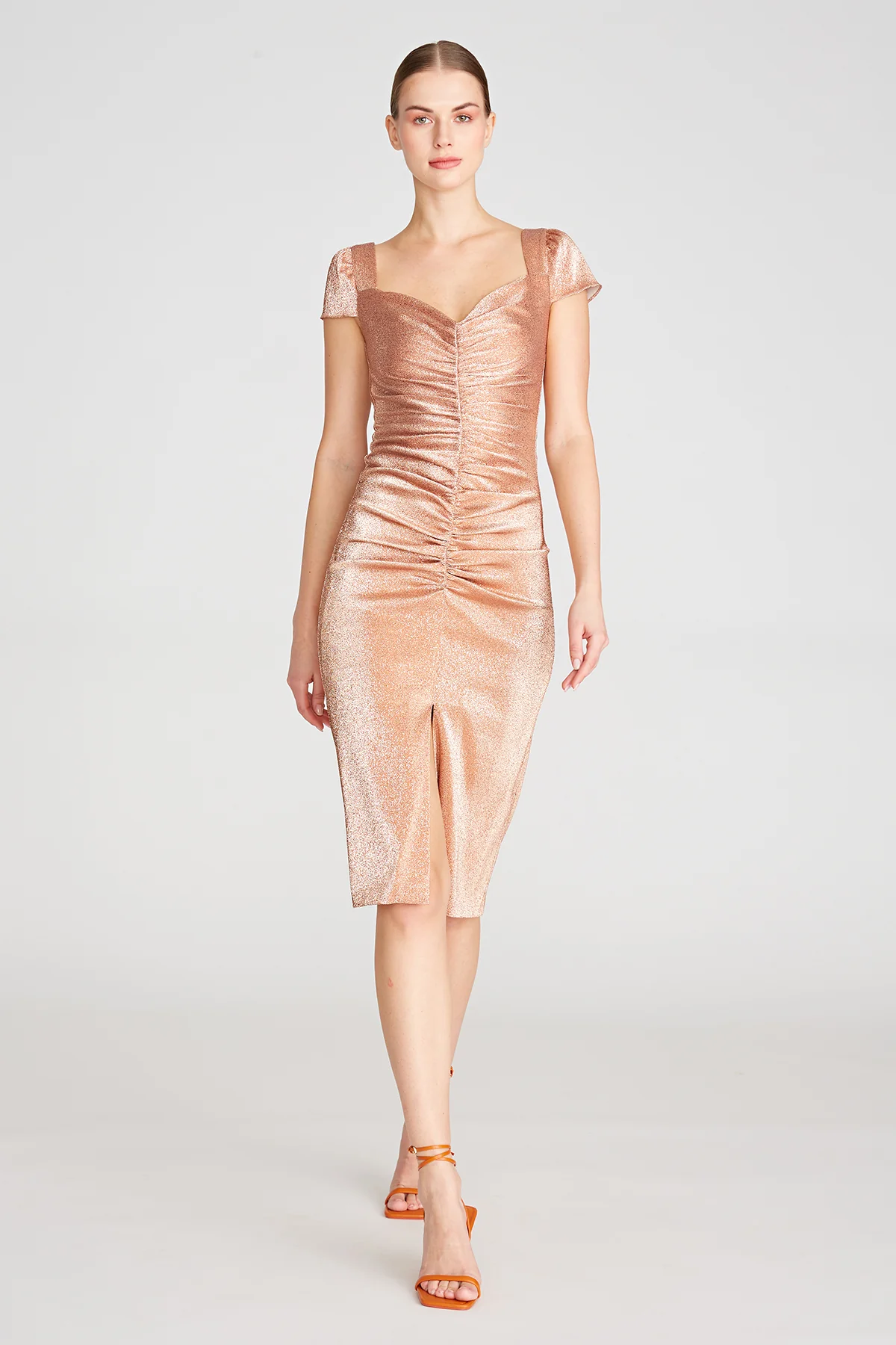 Renee Ruched Cocktail Dress