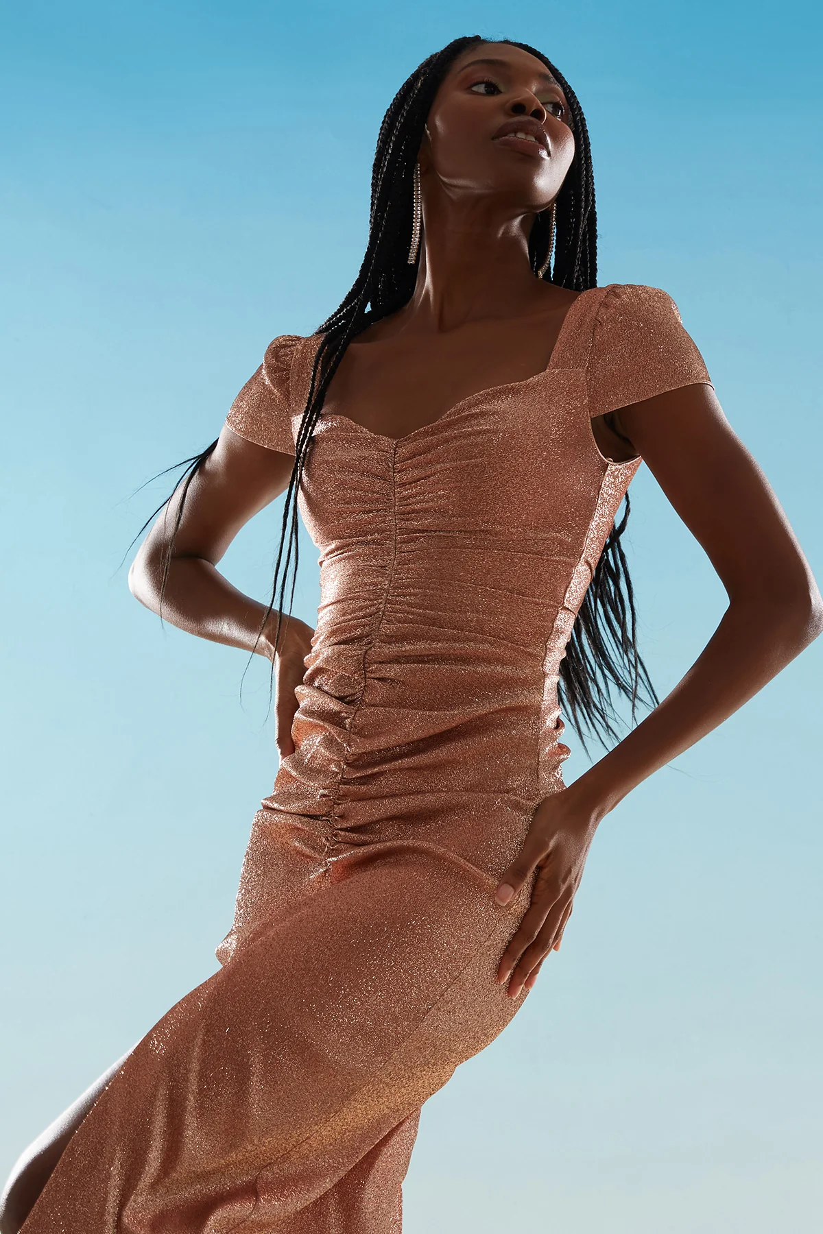 Renee Ruched Cocktail Dress - Image 2
