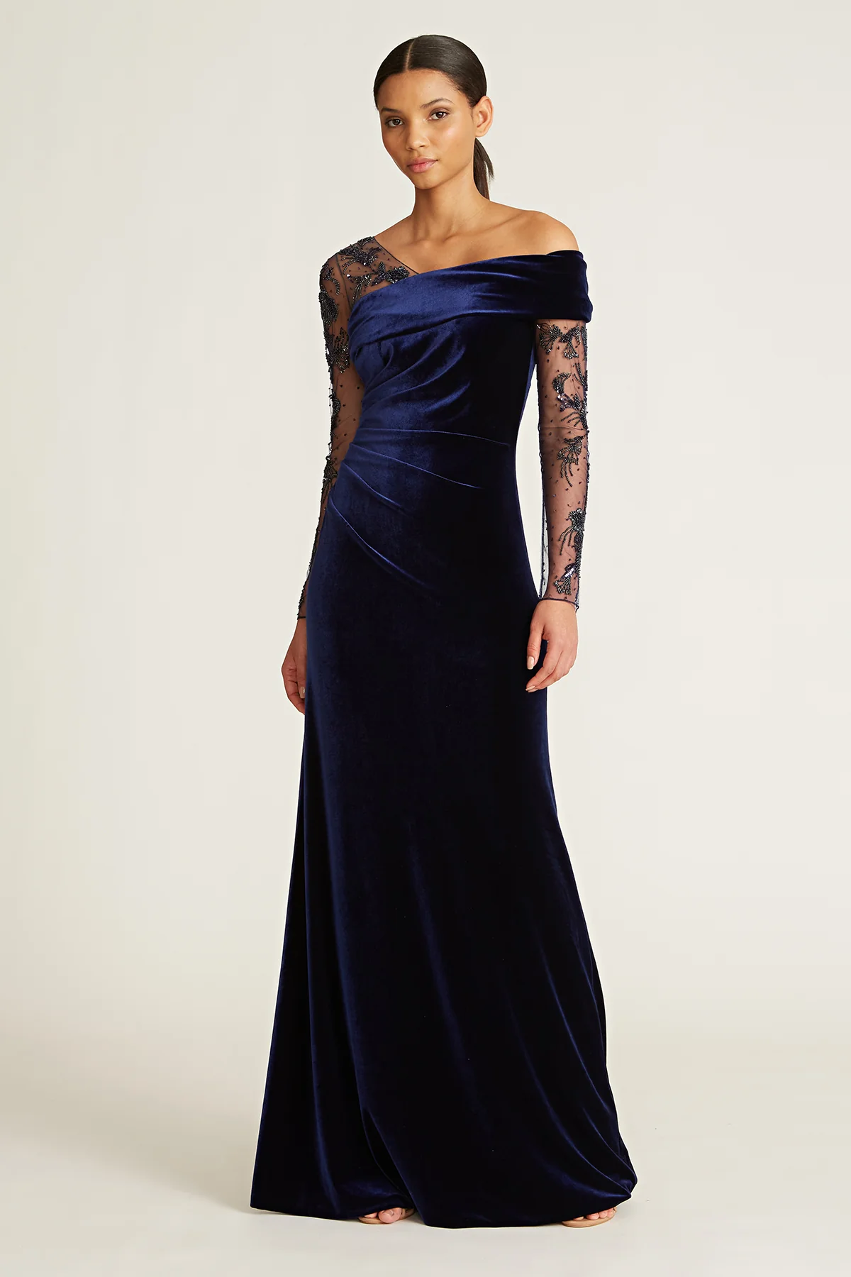 Sawyer Beaded Sleeve Gown