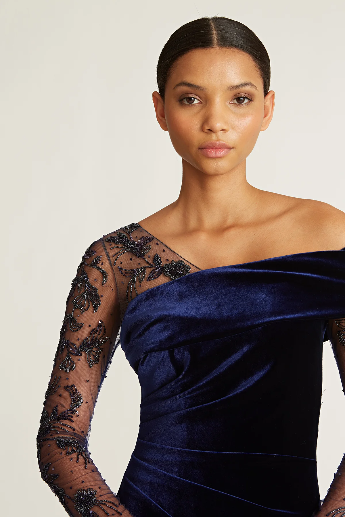 Sawyer Beaded Sleeve Gown - Image 2