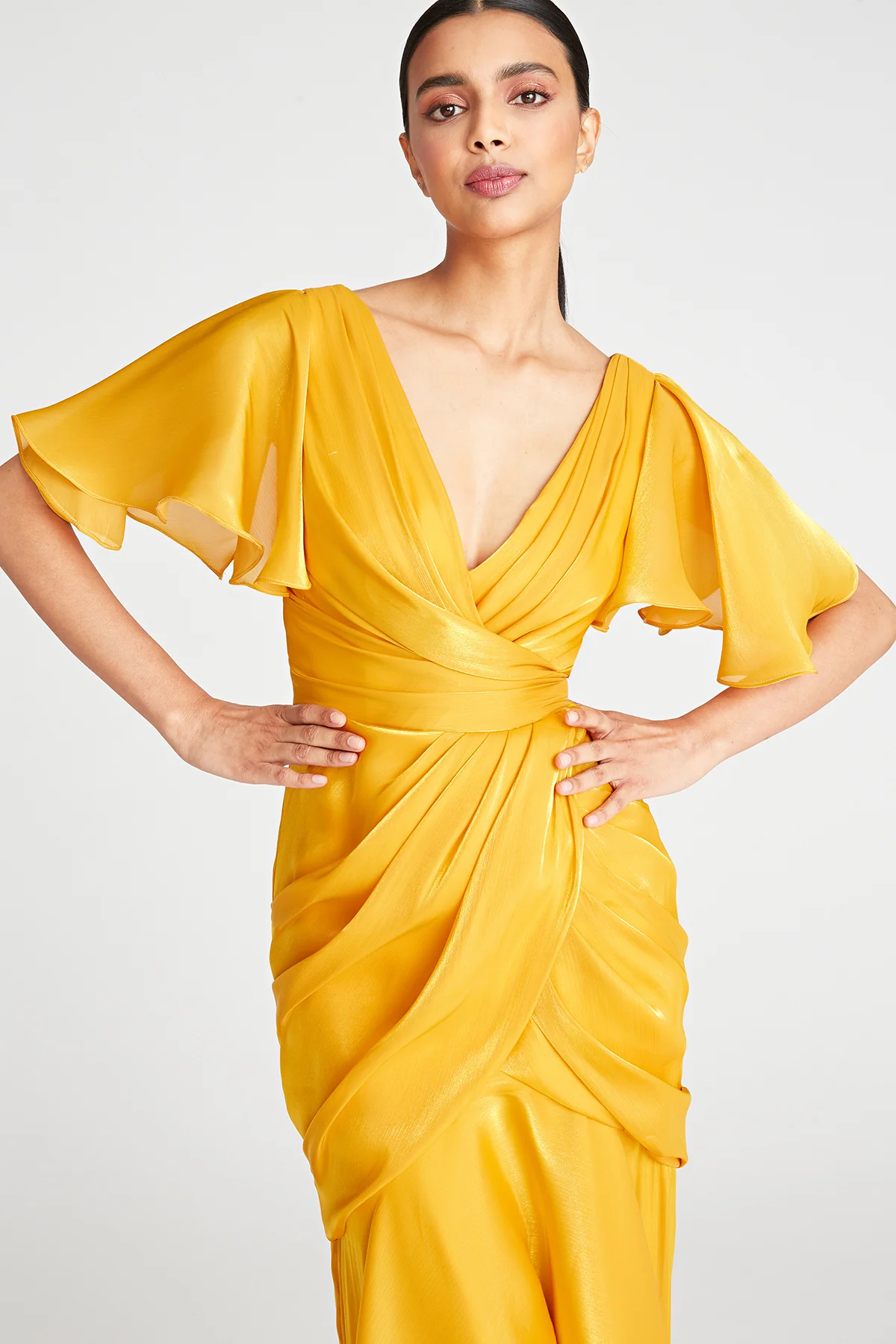 Tamara Flutter Sleeve Gown - Image 5