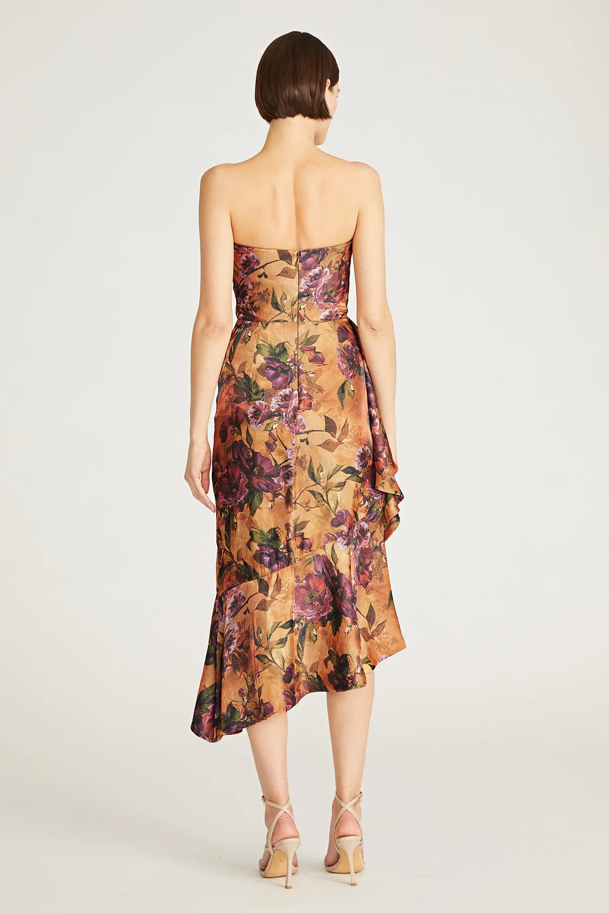Tracey Strapless Midi Dress - Image 3