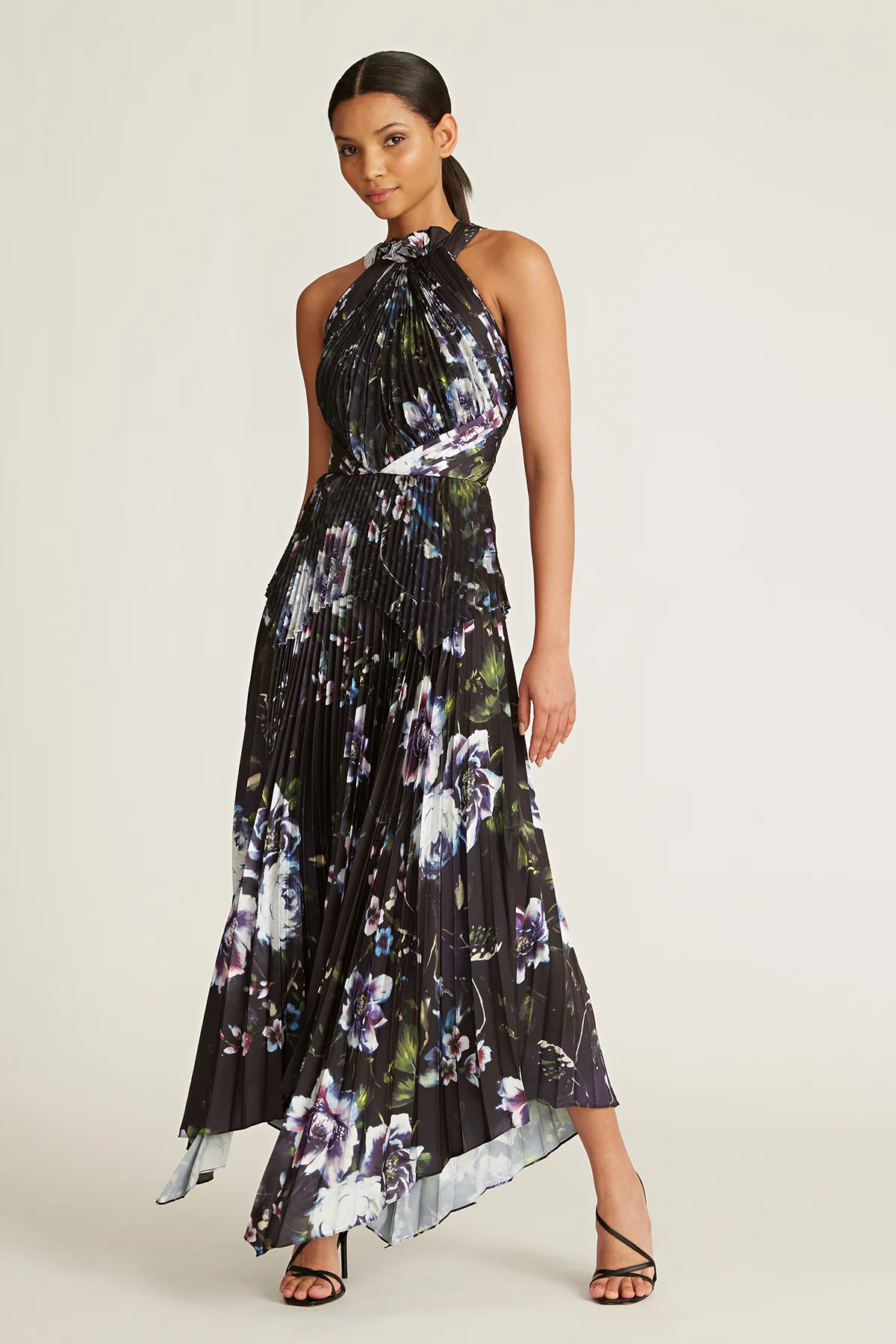 Trinity Pleated Midi Dress