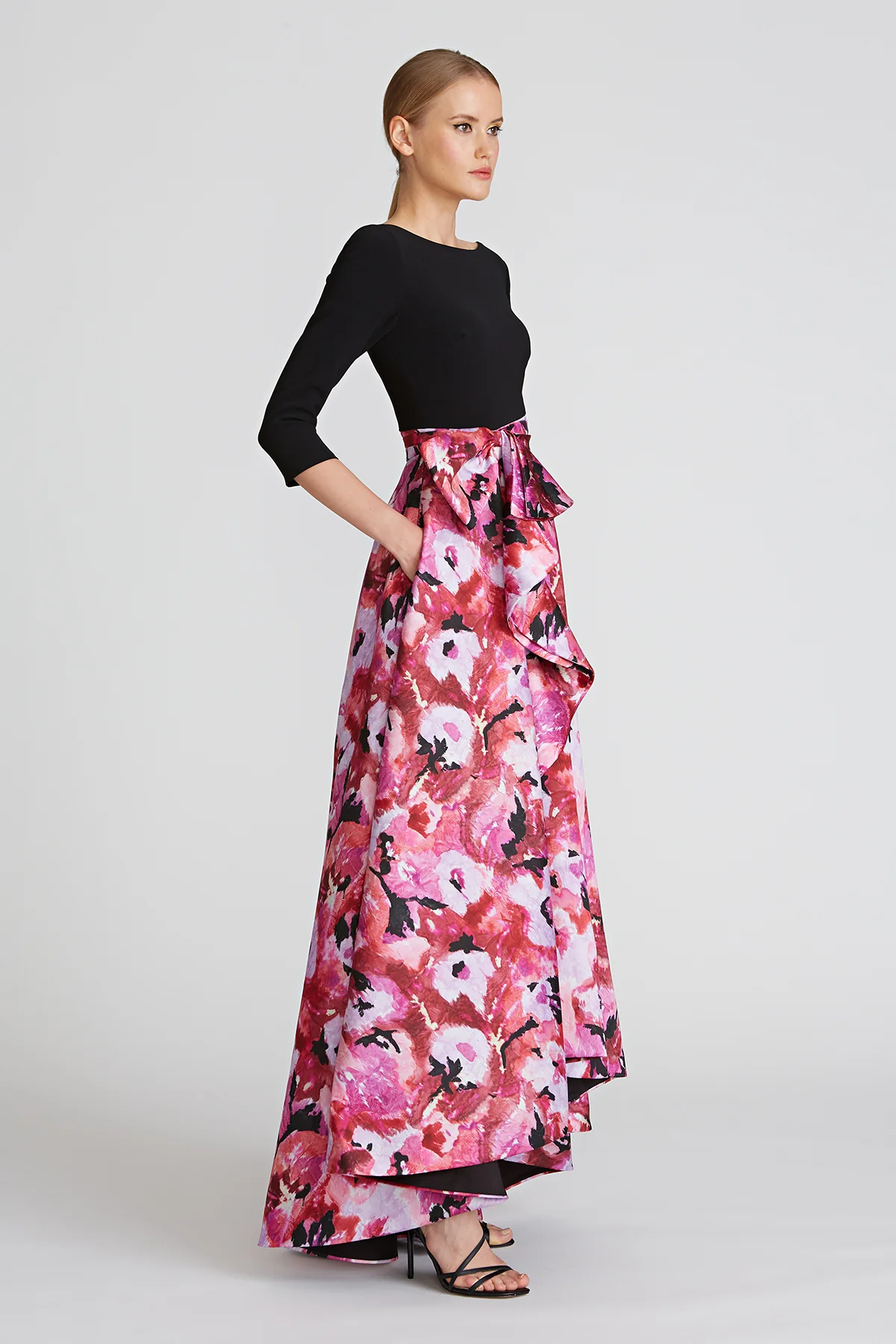 Viola High-Low Boatneck Gown - Image 3