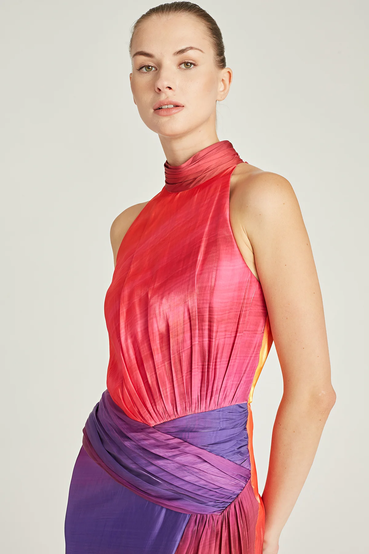 Yara Asymmetrical Midi Dress - Image 4