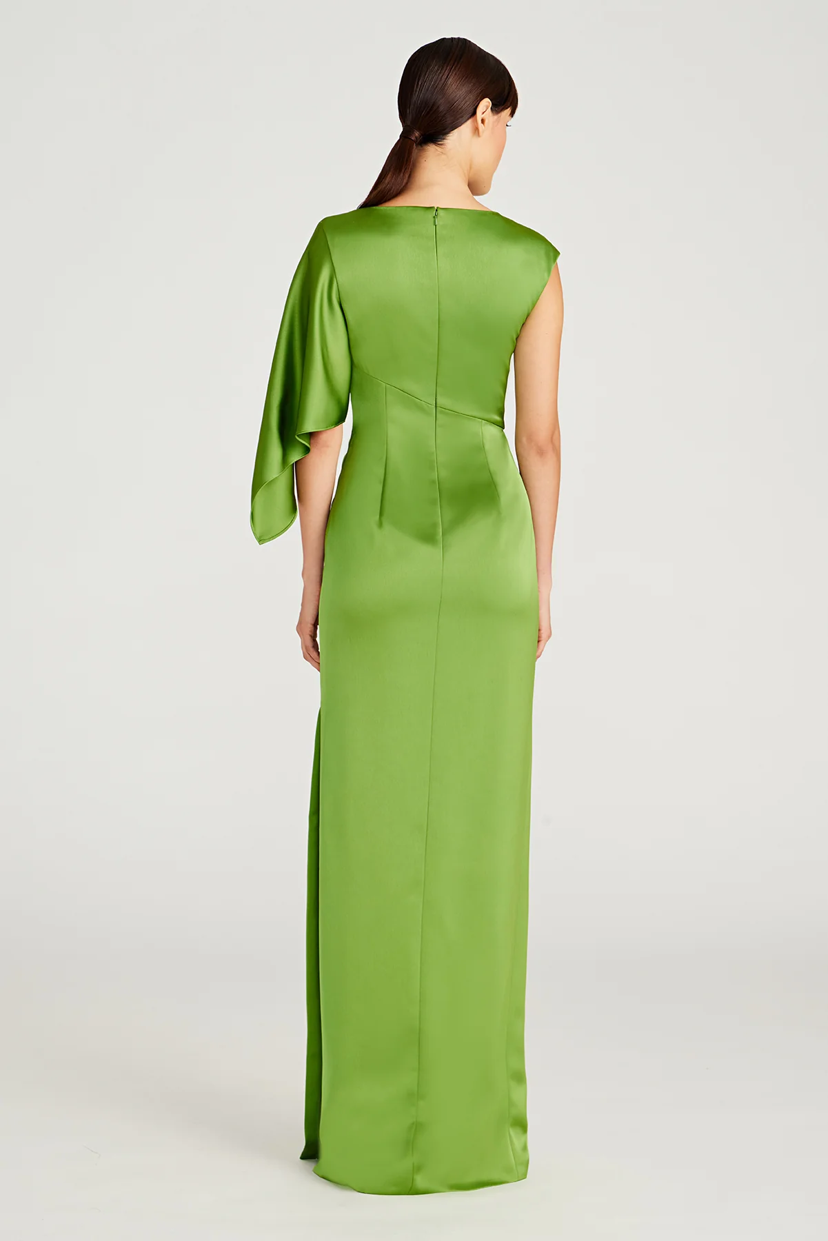 Tilly Satin Draped Column Gown - Image 2