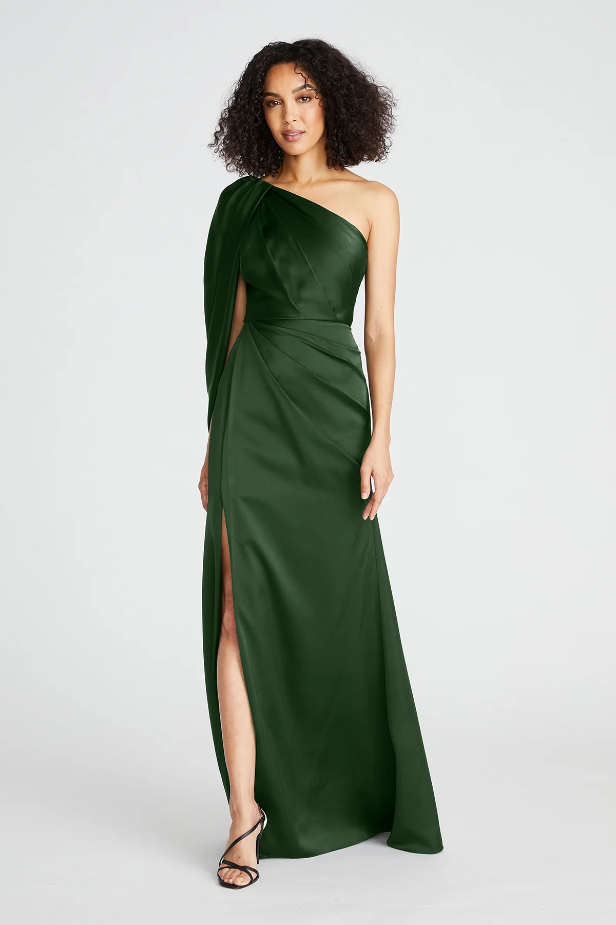 Tori Draped One Shoulder Gown