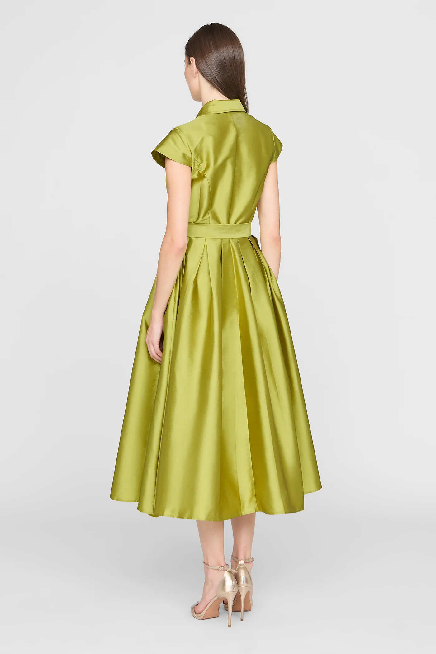 Vada Taffeta Shirt Dress - Image 9