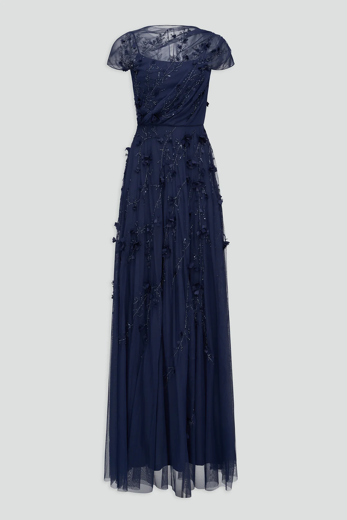 Valerie Petal Embroidered Gown - Image 8
