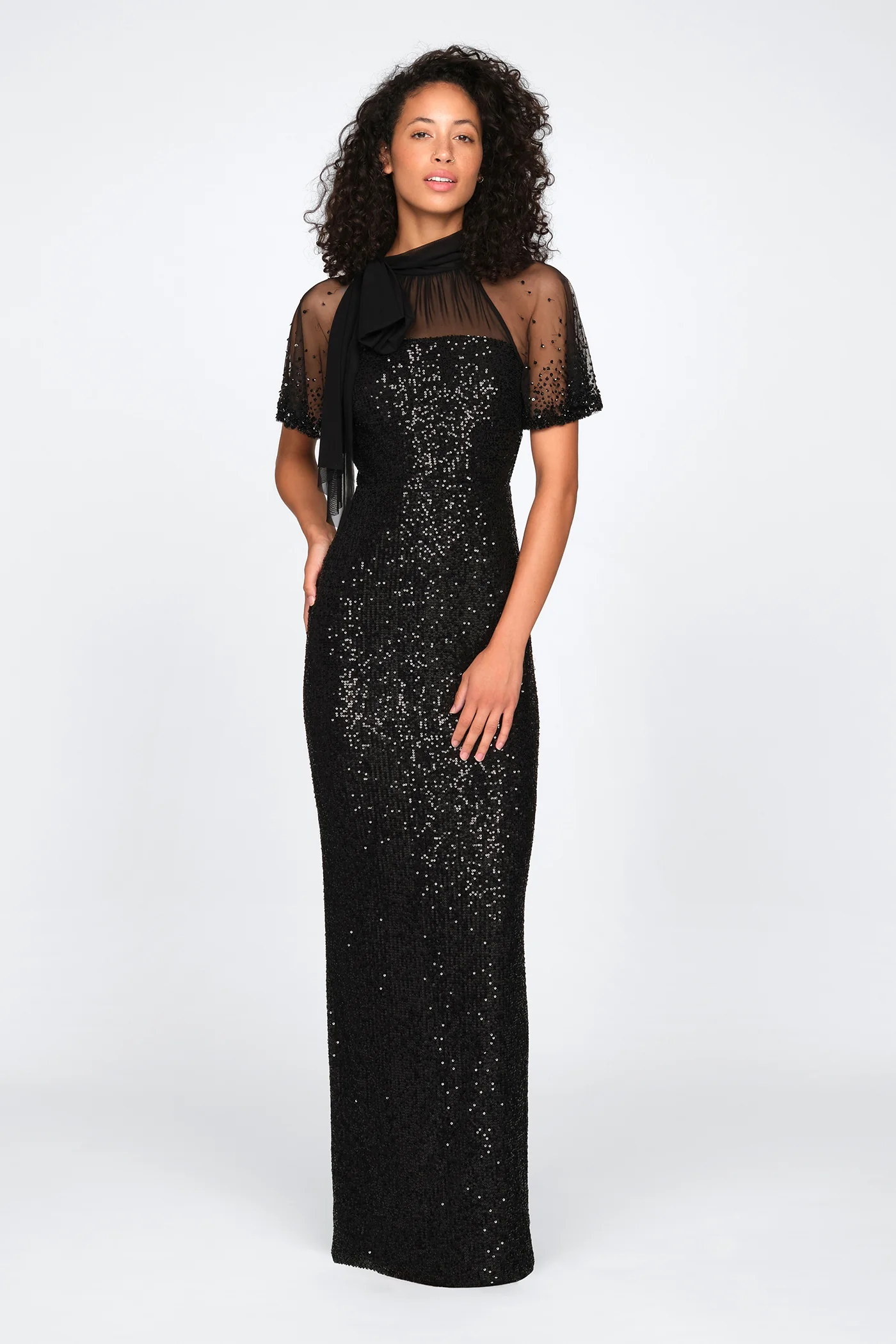 Violette Neck Tie Gown - Image 6
