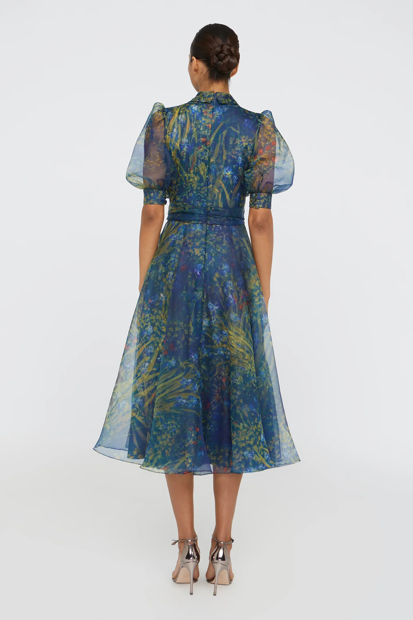 Winnie Puff Sleeve Shirt Dress - Image 2