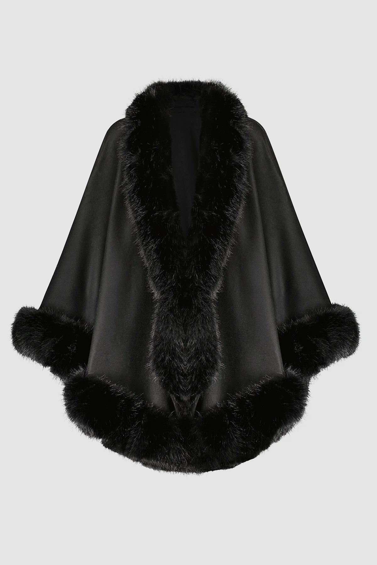 Wool And Cashmere Blend Cape - Image 7