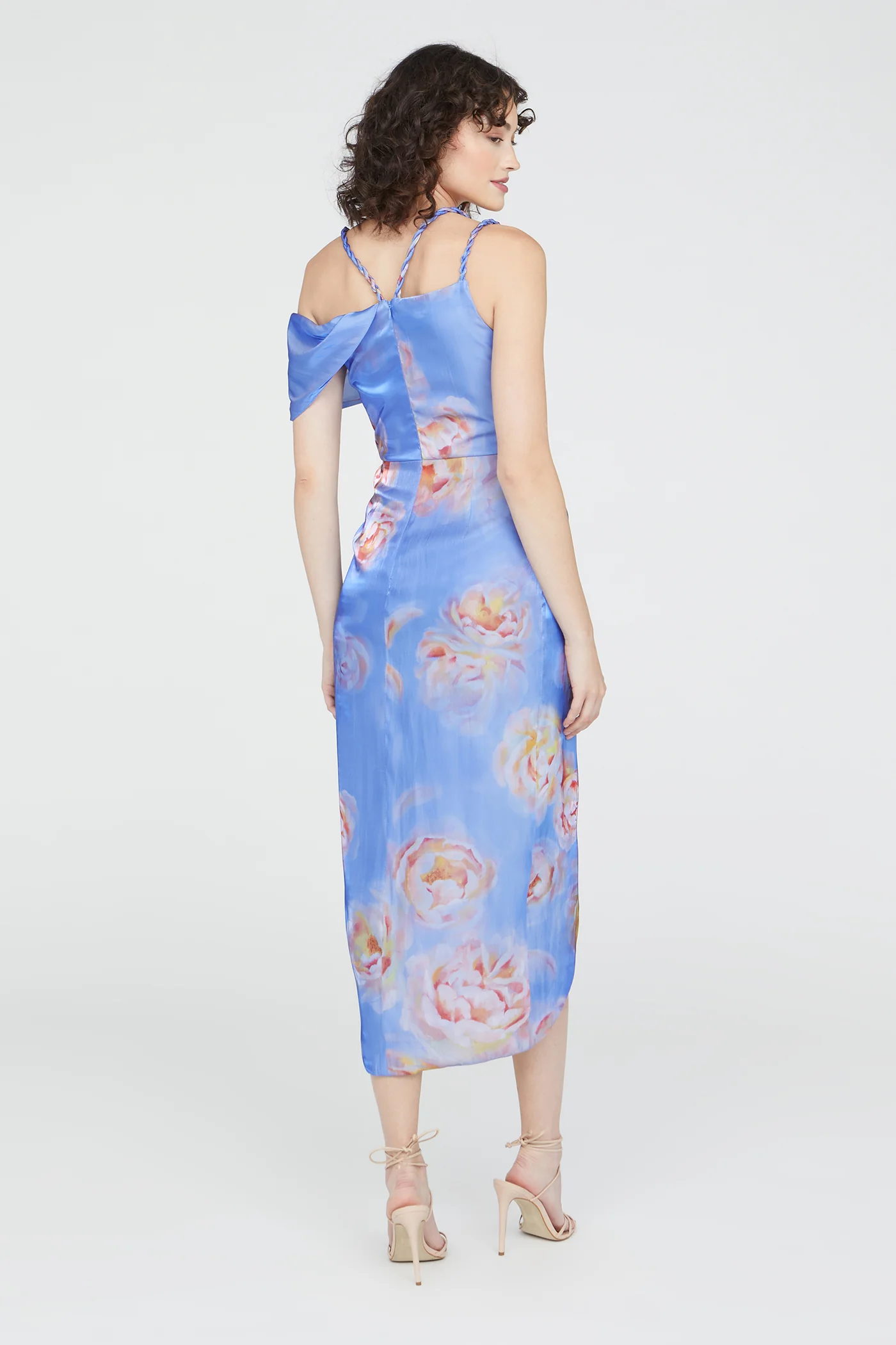 Yannah Wrap Cocktail Dress - Image 9