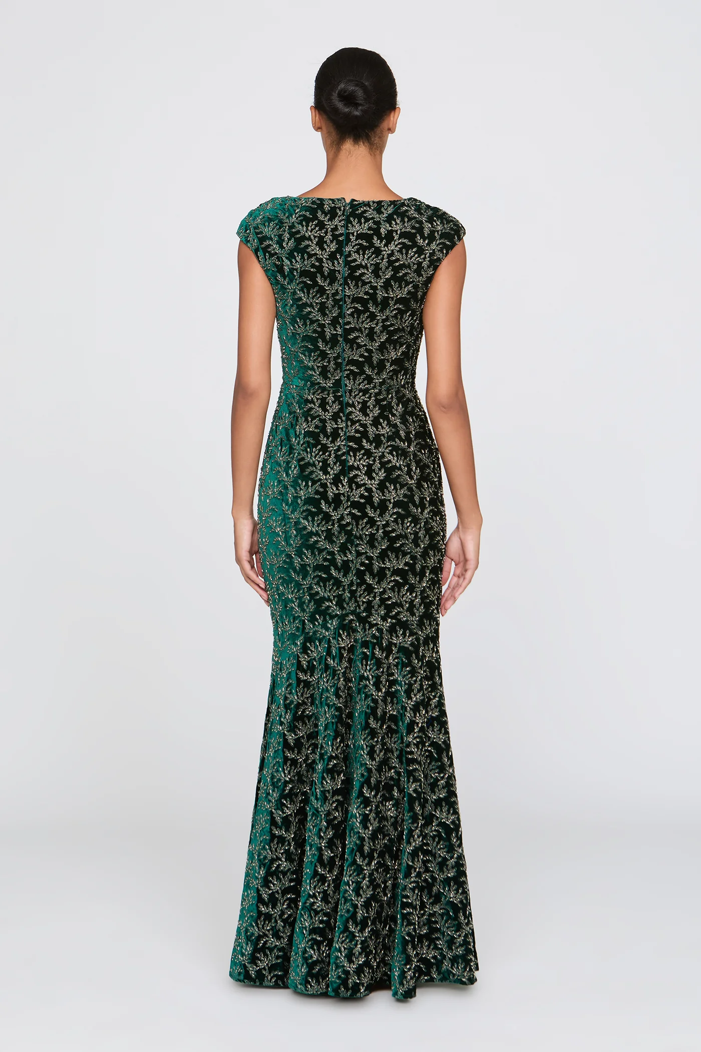 Zoelle Beaded Velvet Gown - Image 7