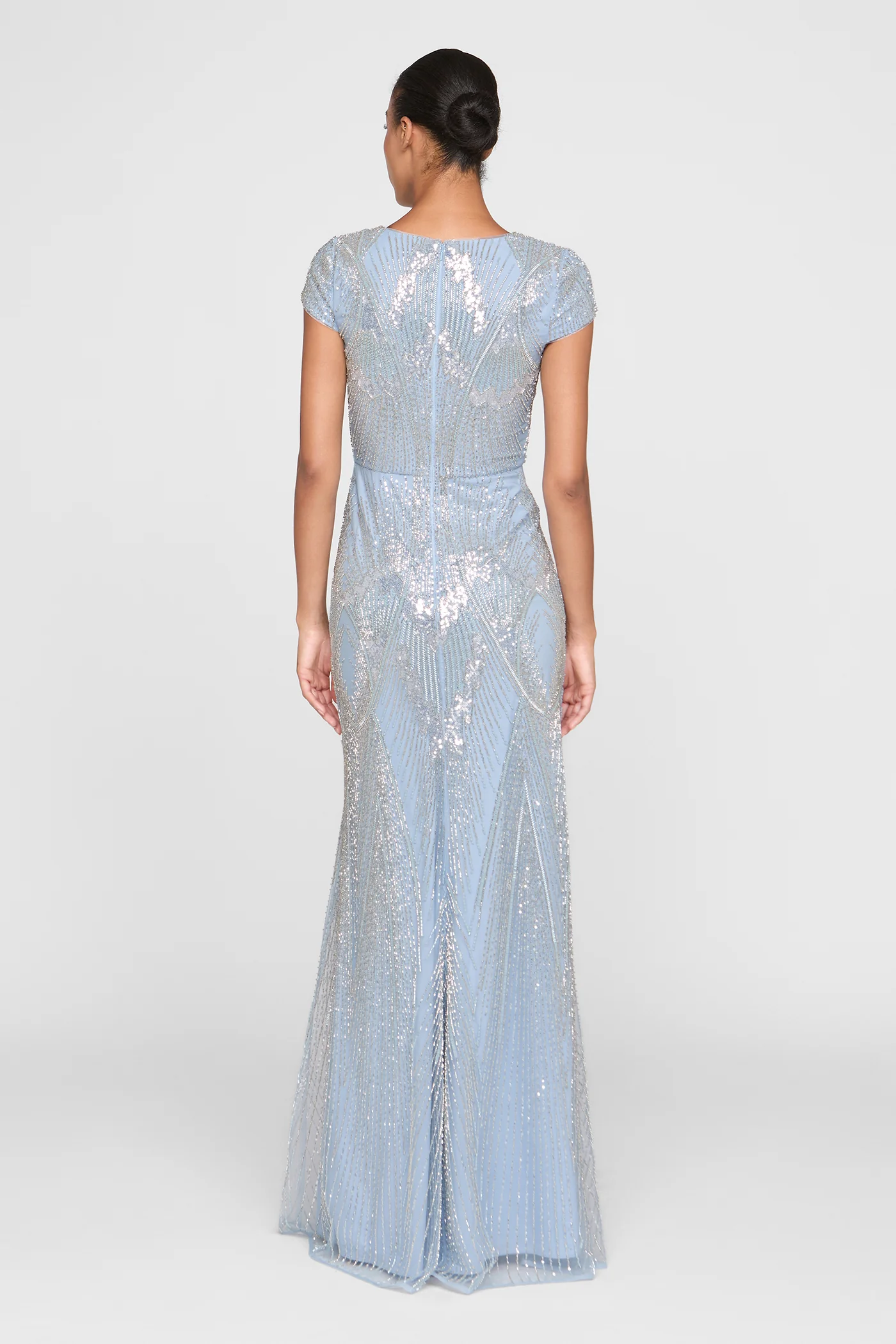 Zula Beaded Fit And Flare Gown - Image 3