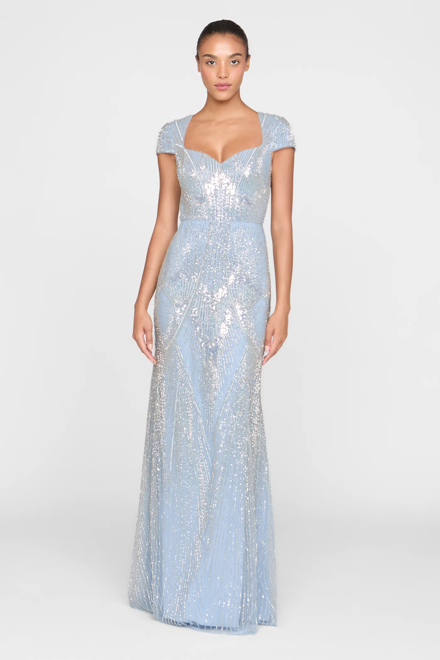 Zula Beaded Fit And Flare Gown - Image 6