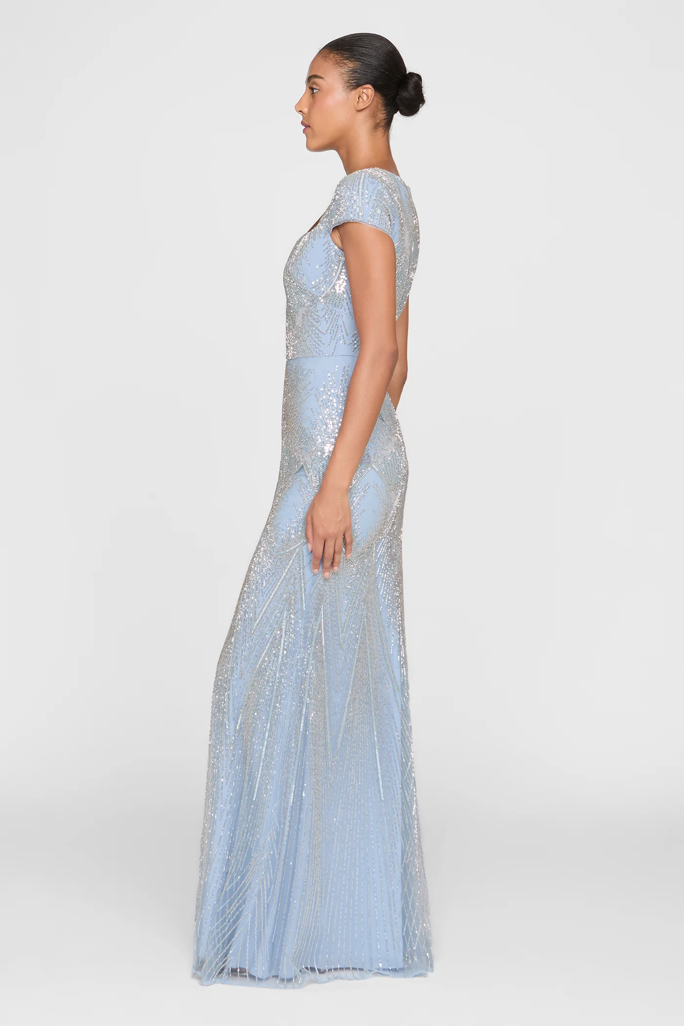 Zula Beaded Fit And Flare Gown - Image 7